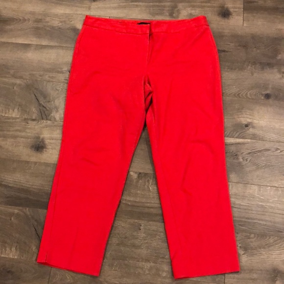 Talbots Pants - Talbots Cropped Pants Size 16 Signature Red